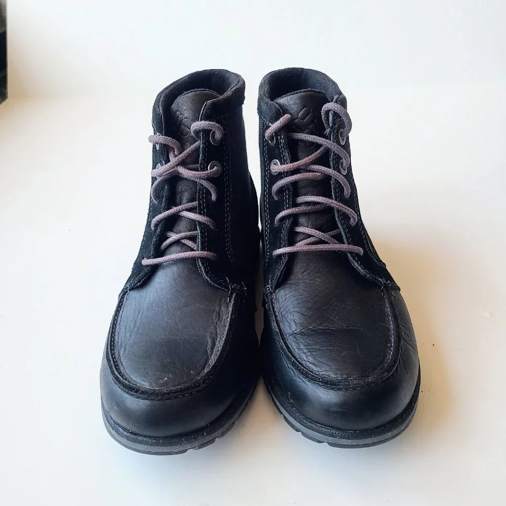 Columbia Men's Davenport PDX Waterproof Black Fog Lace Up Chukka Boots Size 8